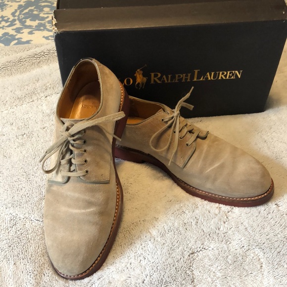 Polo Ralph Lauren Other - Polo Ralph Lauren Barton Buck Suede Oxford 9.5D